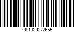 Código de barras (EAN, GTIN, SKU, ISBN): '7891033272655'
