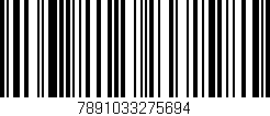 Código de barras (EAN, GTIN, SKU, ISBN): '7891033275694'