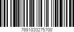 Código de barras (EAN, GTIN, SKU, ISBN): '7891033275700'