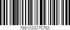 Código de barras (EAN, GTIN, SKU, ISBN): '7891033275793'