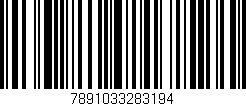 Código de barras (EAN, GTIN, SKU, ISBN): '7891033283194'