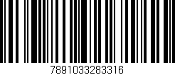 Código de barras (EAN, GTIN, SKU, ISBN): '7891033283316'