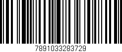Código de barras (EAN, GTIN, SKU, ISBN): '7891033283729'