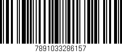 Código de barras (EAN, GTIN, SKU, ISBN): '7891033286157'
