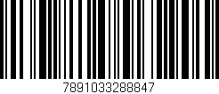 Código de barras (EAN, GTIN, SKU, ISBN): '7891033288847'