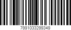 Código de barras (EAN, GTIN, SKU, ISBN): '7891033289349'
