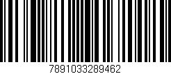 Código de barras (EAN, GTIN, SKU, ISBN): '7891033289462'