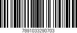 Código de barras (EAN, GTIN, SKU, ISBN): '7891033290703'