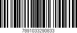 Código de barras (EAN, GTIN, SKU, ISBN): '7891033290833'