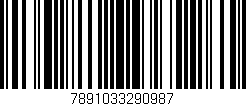 Código de barras (EAN, GTIN, SKU, ISBN): '7891033290987'