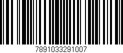 Código de barras (EAN, GTIN, SKU, ISBN): '7891033291007'