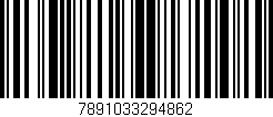 Código de barras (EAN, GTIN, SKU, ISBN): '7891033294862'