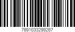 Código de barras (EAN, GTIN, SKU, ISBN): '7891033299287'