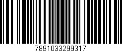 Código de barras (EAN, GTIN, SKU, ISBN): '7891033299317'