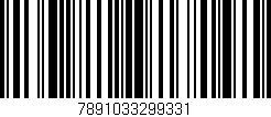 Código de barras (EAN, GTIN, SKU, ISBN): '7891033299331'