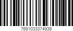 Código de barras (EAN, GTIN, SKU, ISBN): '7891033374939'