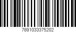 Código de barras (EAN, GTIN, SKU, ISBN): '7891033375202'