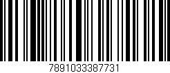 Código de barras (EAN, GTIN, SKU, ISBN): '7891033387731'