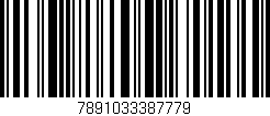 Código de barras (EAN, GTIN, SKU, ISBN): '7891033387779'