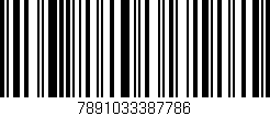 Código de barras (EAN, GTIN, SKU, ISBN): '7891033387786'