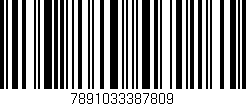 Código de barras (EAN, GTIN, SKU, ISBN): '7891033387809'