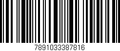 Código de barras (EAN, GTIN, SKU, ISBN): '7891033387816'