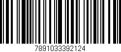 Código de barras (EAN, GTIN, SKU, ISBN): '7891033392124'