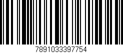 Código de barras (EAN, GTIN, SKU, ISBN): '7891033397754'