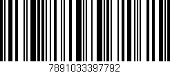 Código de barras (EAN, GTIN, SKU, ISBN): '7891033397792'