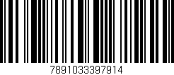 Código de barras (EAN, GTIN, SKU, ISBN): '7891033397914'