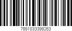 Código de barras (EAN, GTIN, SKU, ISBN): '7891033398263'
