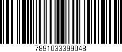 Código de barras (EAN, GTIN, SKU, ISBN): '7891033399048'