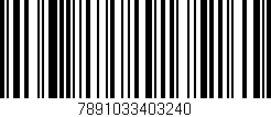 Código de barras (EAN, GTIN, SKU, ISBN): '7891033403240'