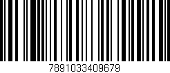 Código de barras (EAN, GTIN, SKU, ISBN): '7891033409679'