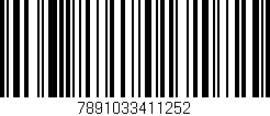 Código de barras (EAN, GTIN, SKU, ISBN): '7891033411252'