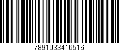 Código de barras (EAN, GTIN, SKU, ISBN): '7891033416516'