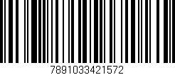 Código de barras (EAN, GTIN, SKU, ISBN): '7891033421572'