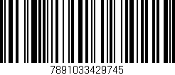 Código de barras (EAN, GTIN, SKU, ISBN): '7891033429745'