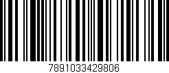Código de barras (EAN, GTIN, SKU, ISBN): '7891033429806'
