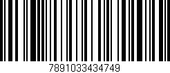 Código de barras (EAN, GTIN, SKU, ISBN): '7891033434749'
