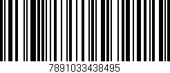 Código de barras (EAN, GTIN, SKU, ISBN): '7891033438495'