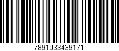 Código de barras (EAN, GTIN, SKU, ISBN): '7891033439171'