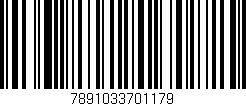 Código de barras (EAN, GTIN, SKU, ISBN): '7891033701179'