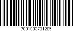 Código de barras (EAN, GTIN, SKU, ISBN): '7891033701285'