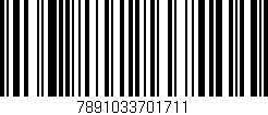Código de barras (EAN, GTIN, SKU, ISBN): '7891033701711'