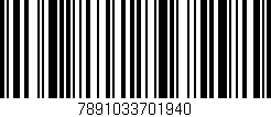 Código de barras (EAN, GTIN, SKU, ISBN): '7891033701940'