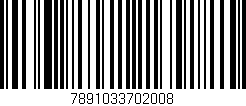 Código de barras (EAN, GTIN, SKU, ISBN): '7891033702008'