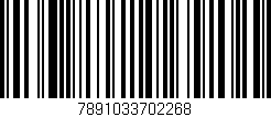 Código de barras (EAN, GTIN, SKU, ISBN): '7891033702268'