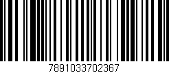 Código de barras (EAN, GTIN, SKU, ISBN): '7891033702367'