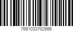 Código de barras (EAN, GTIN, SKU, ISBN): '7891033702886'
